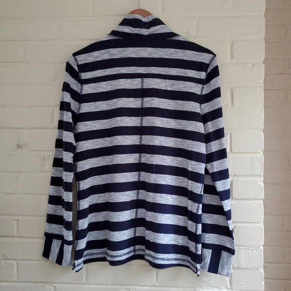 T By Talbots Striped Top Large - Picture 2 of 8